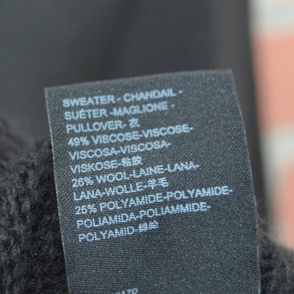 Anthropologie Black Turtleneck Sweater Size Small - Picture 11 of 11